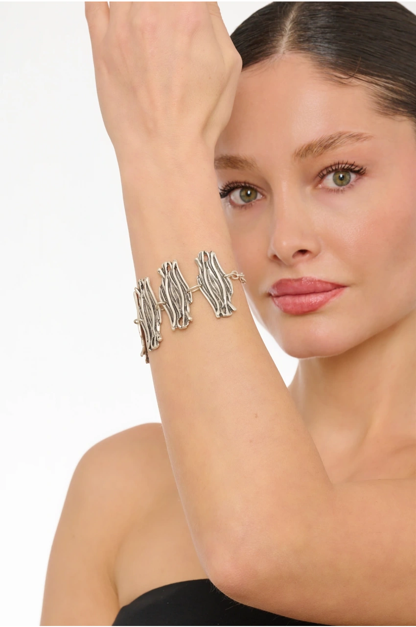 Kiraz Silver Plated Bracelet