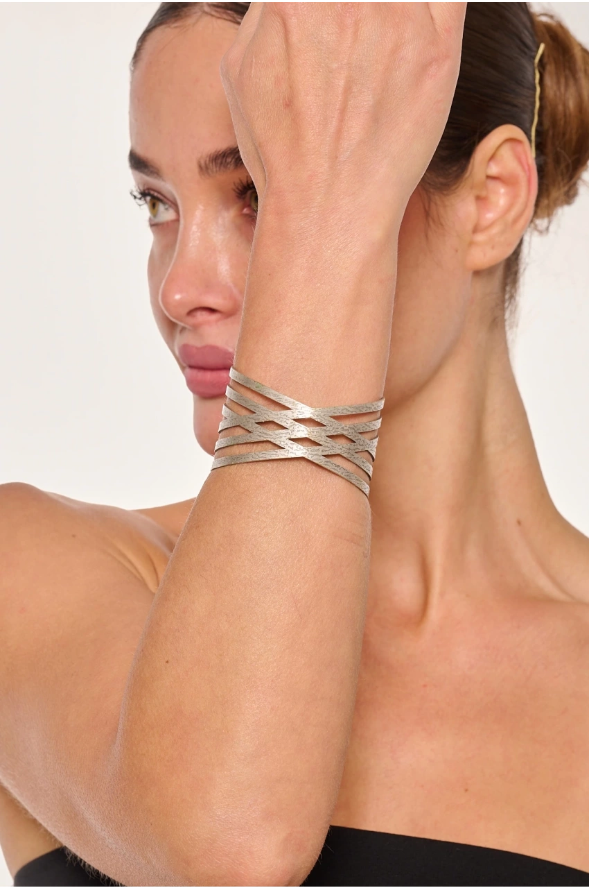 Kiraz Silver Plated Bracelet