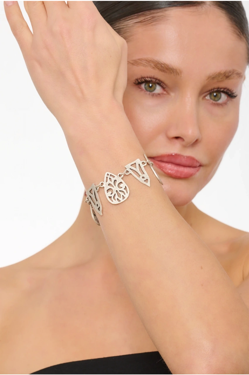 Kiraz Silver Plated Bracelet