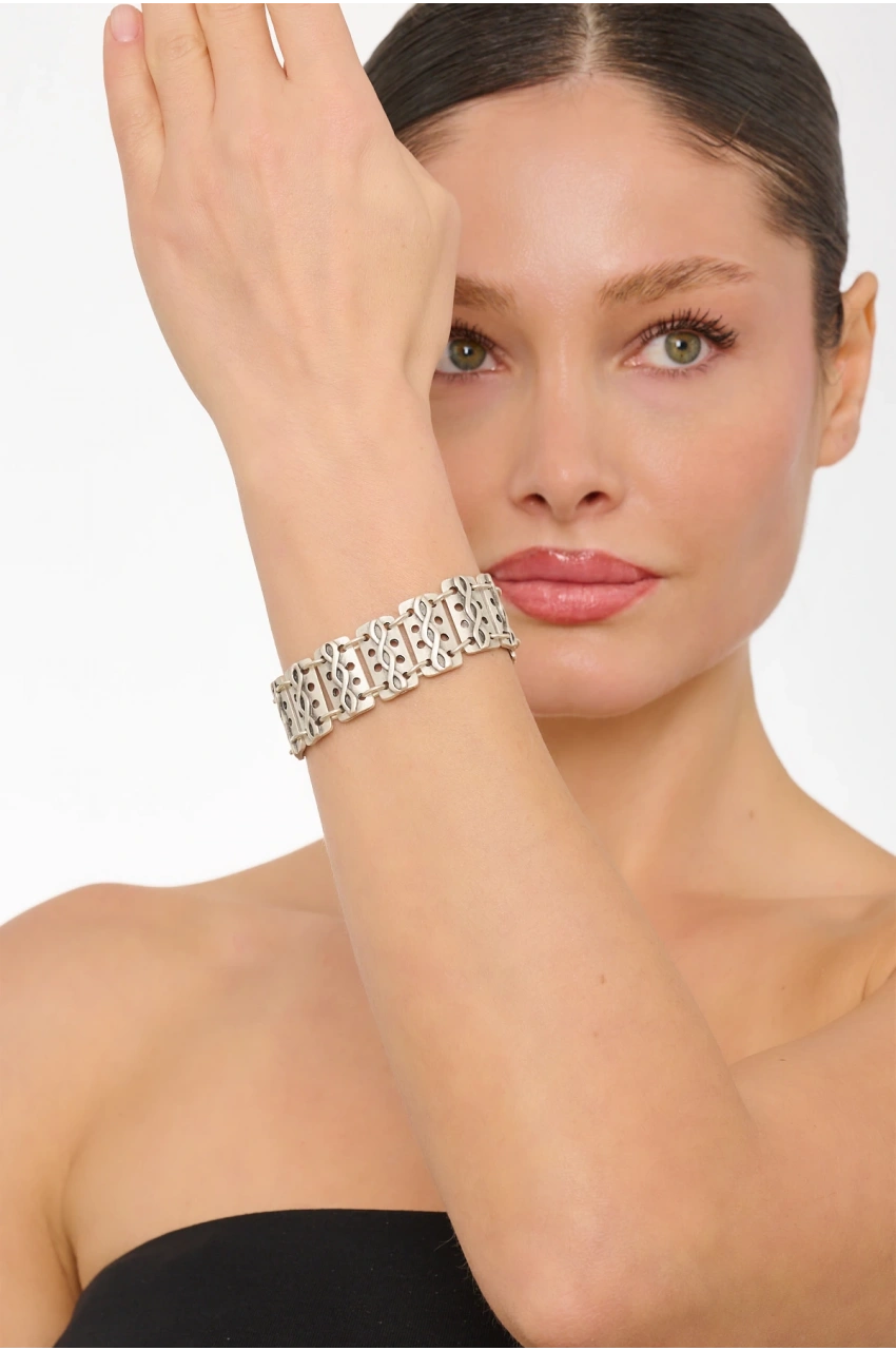 Kiraz Silver Plated Bracelet