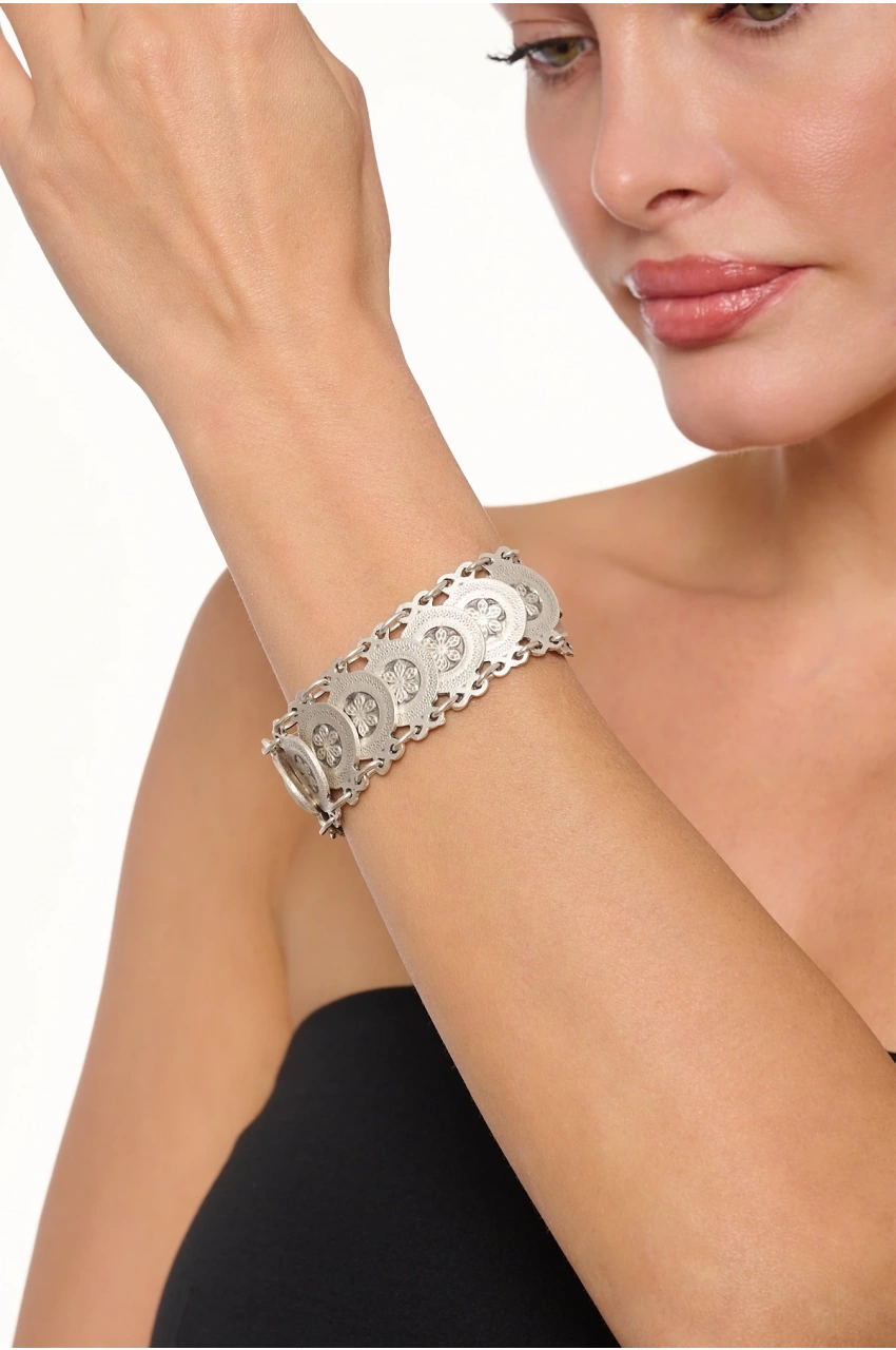 Kiraz Silver Plated Bracelet