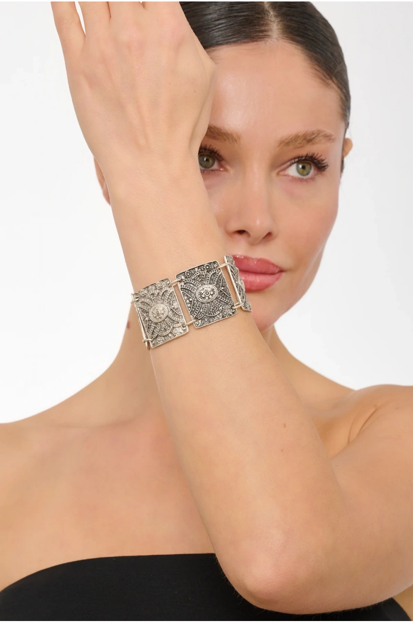 Kiraz Silver Plated Bracelet