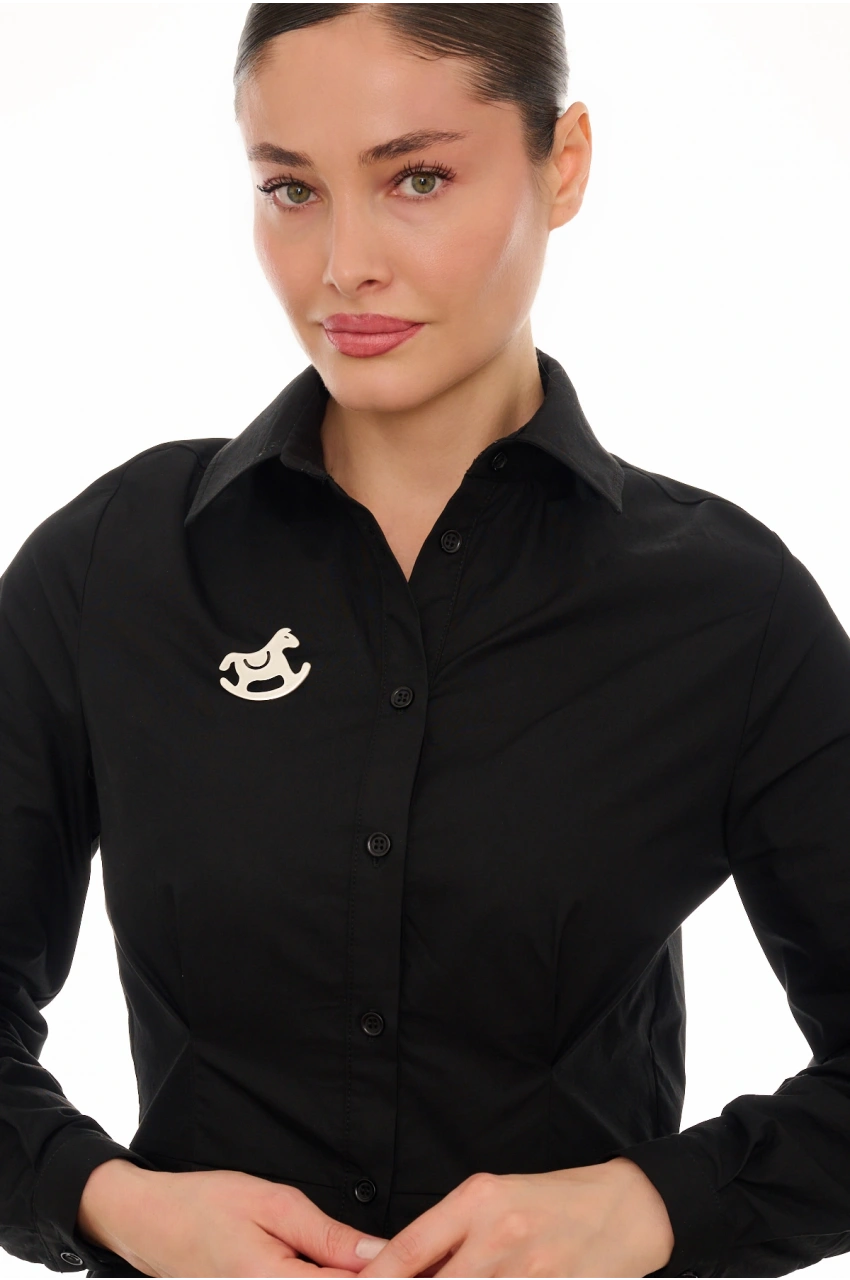 Kiraz Silver Plated Brooch