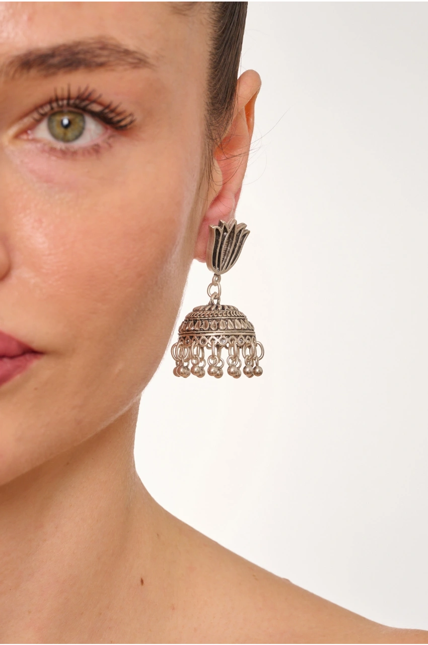 Kiraz Silver Plated Dangling Earring