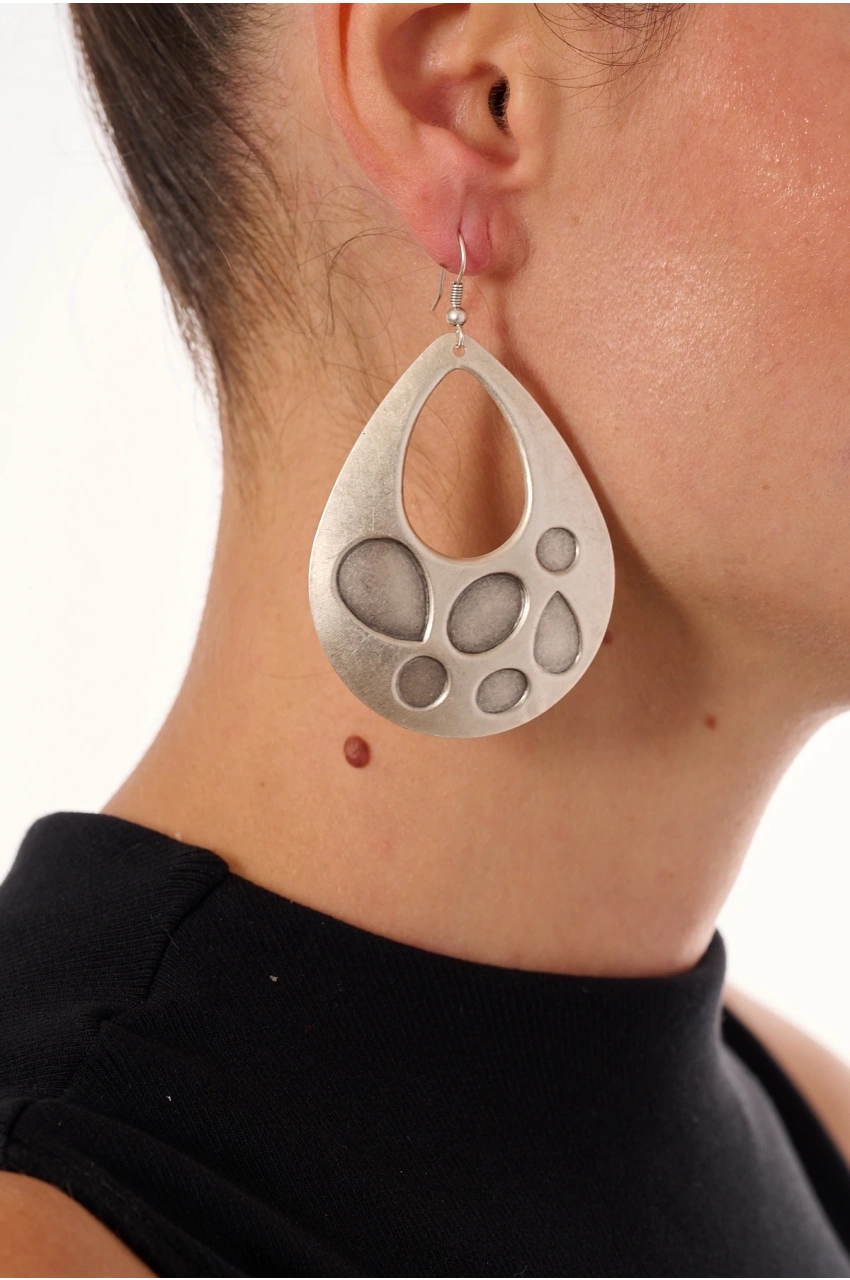 Kiraz Silver Plated Earring