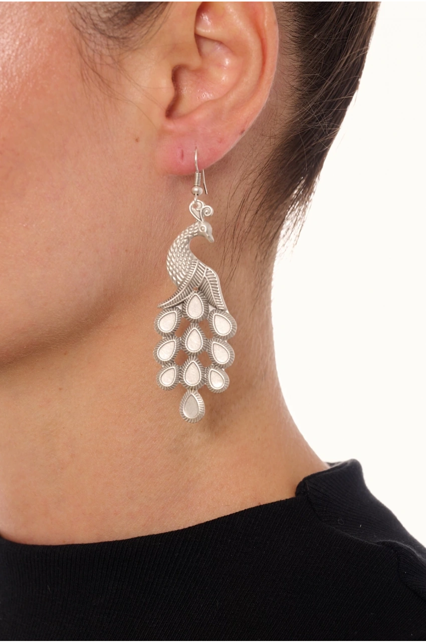 Kiraz Silver Plated Earring