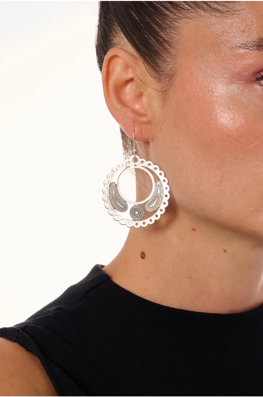 Kiraz Silver Plated Earring