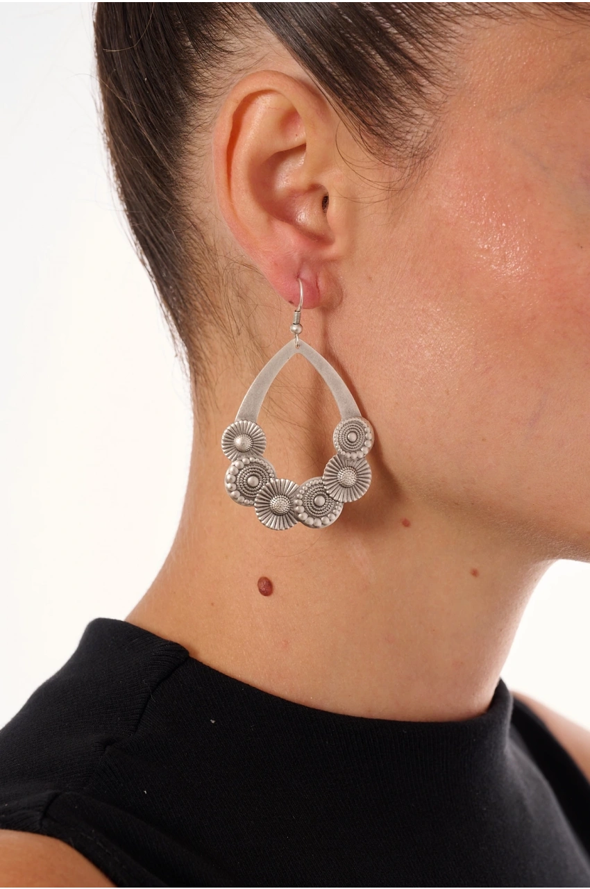 Kiraz Silver Plated Earring