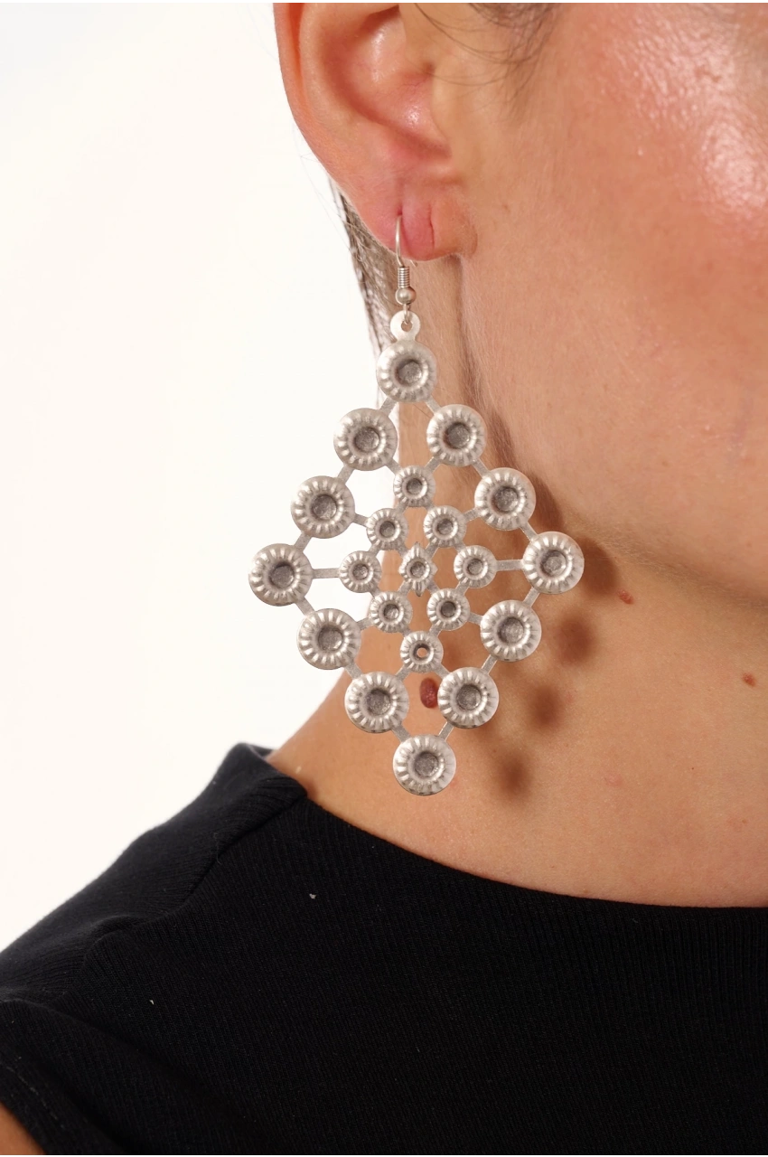 Kiraz Silver Plated Earring