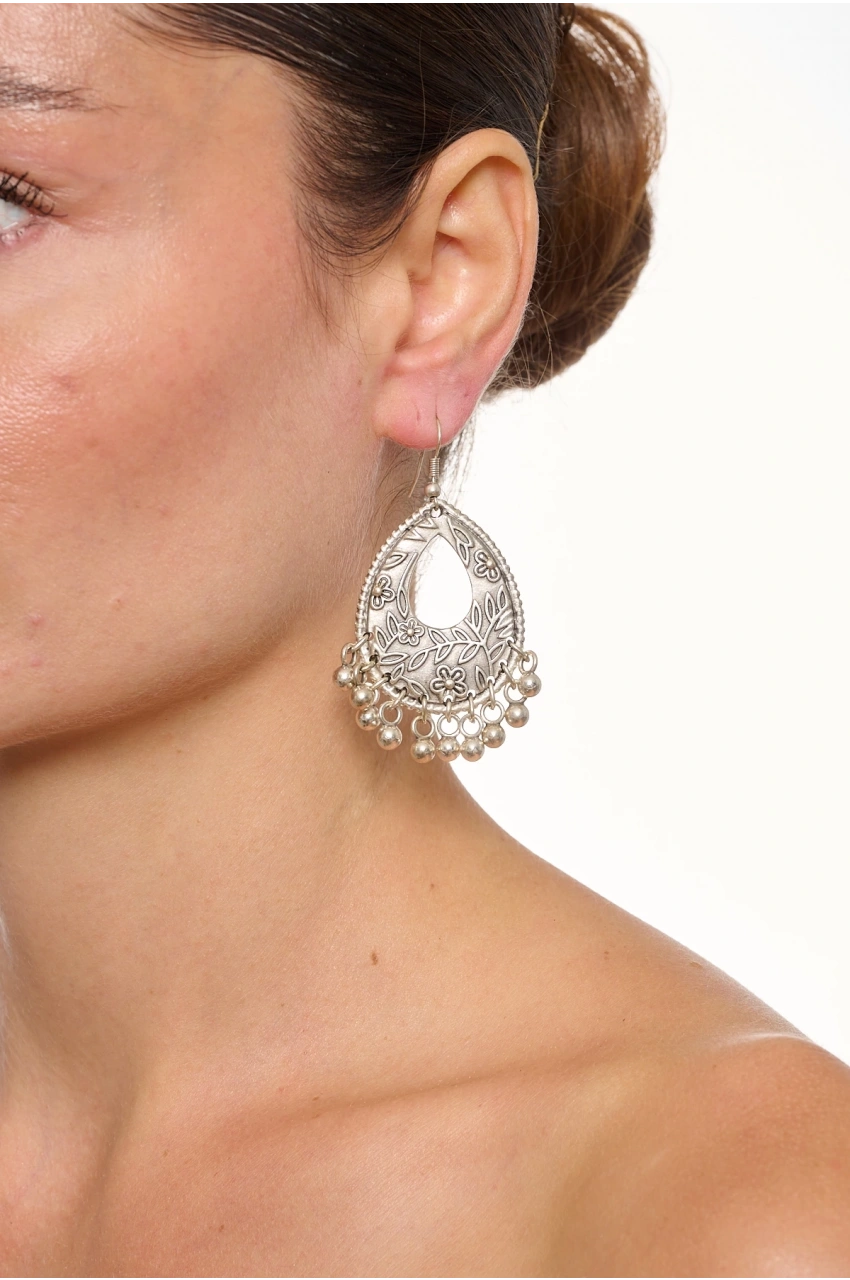 Kiraz Silver Plated Earring