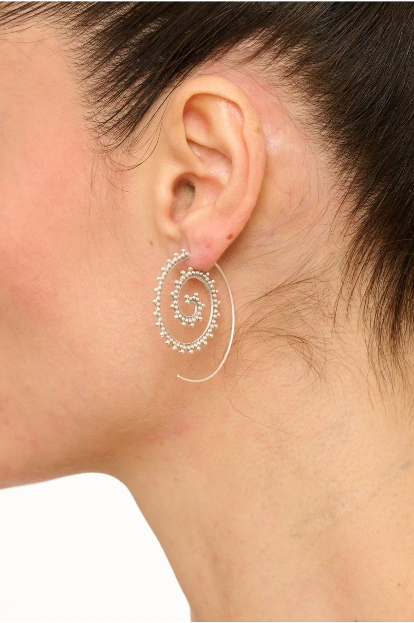Kiraz Silver Plated Earring