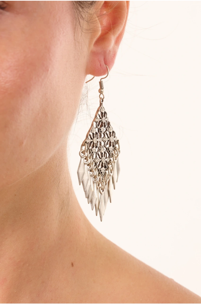Kiraz Silver Plated Earring