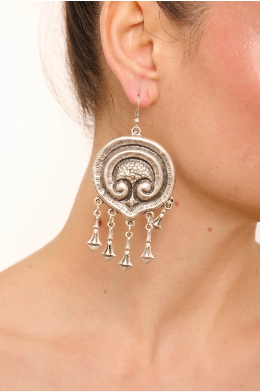 Kiraz Silver Plated Earring