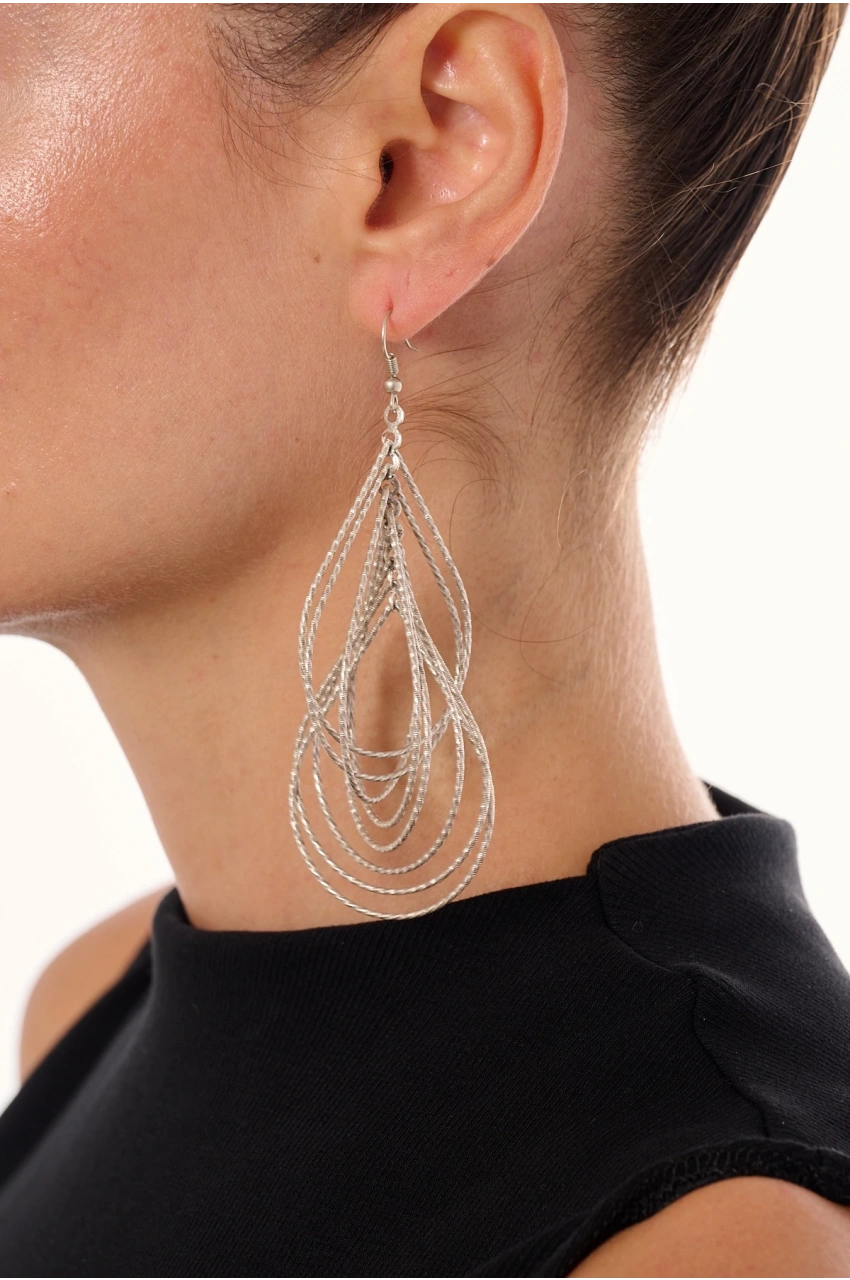 Kiraz Silver Plated Earring