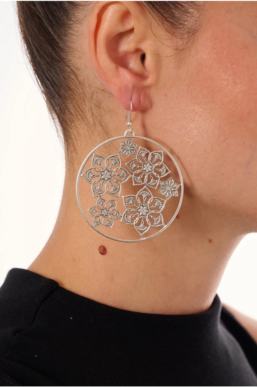 Kiraz Silver Plated Earring