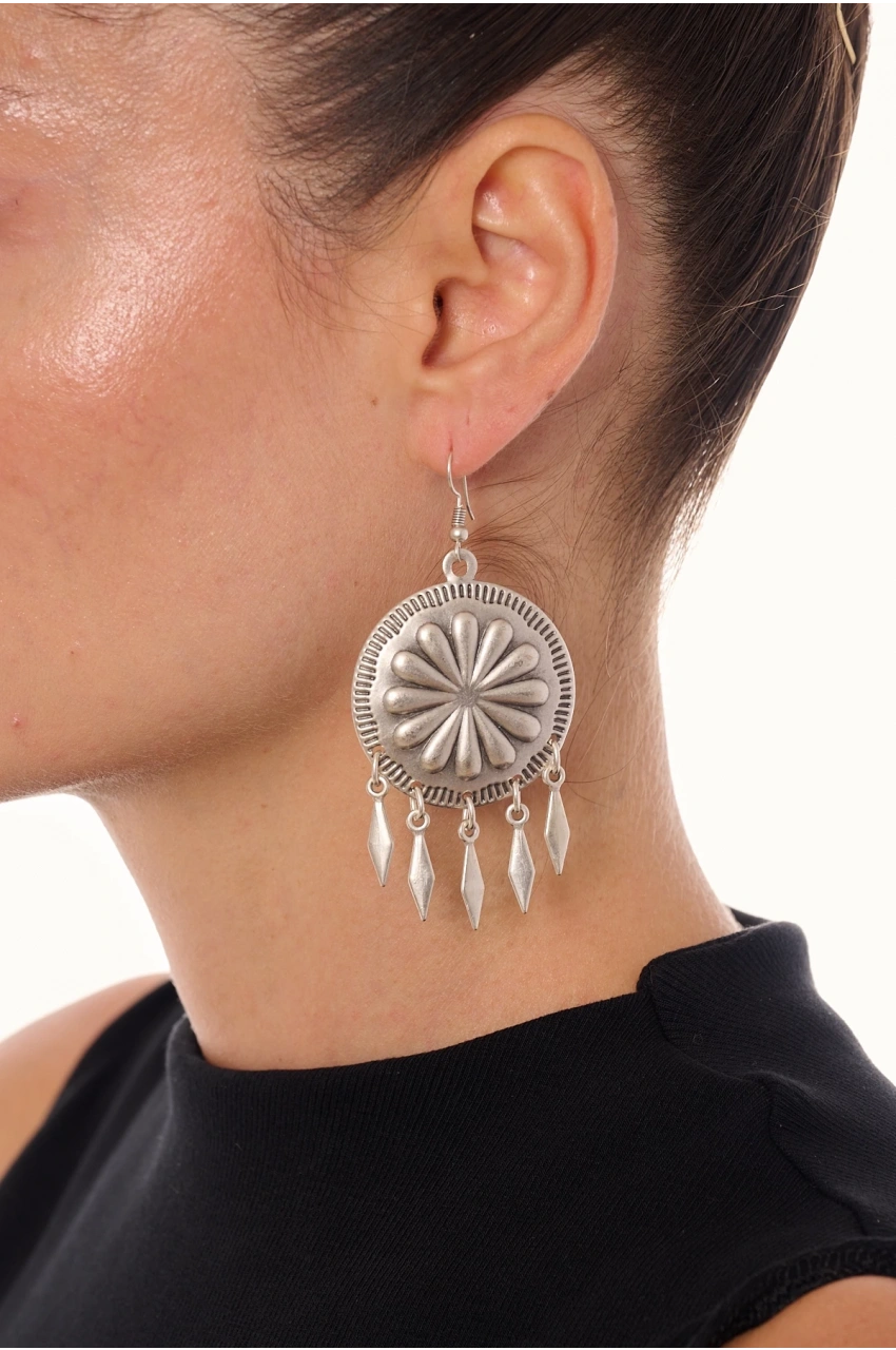 Kiraz Silver Plated Earring