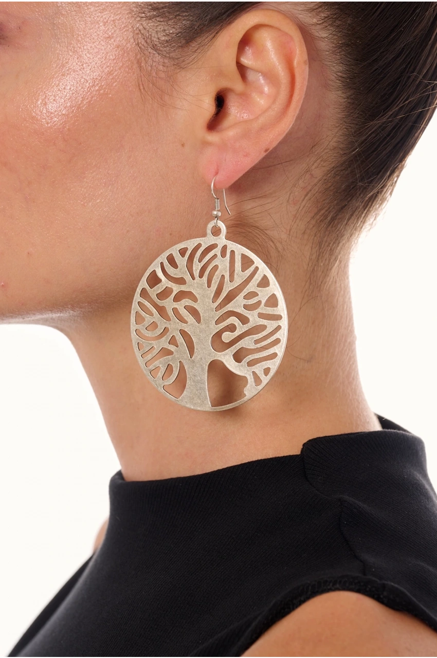 Kiraz Silver Plated Earring