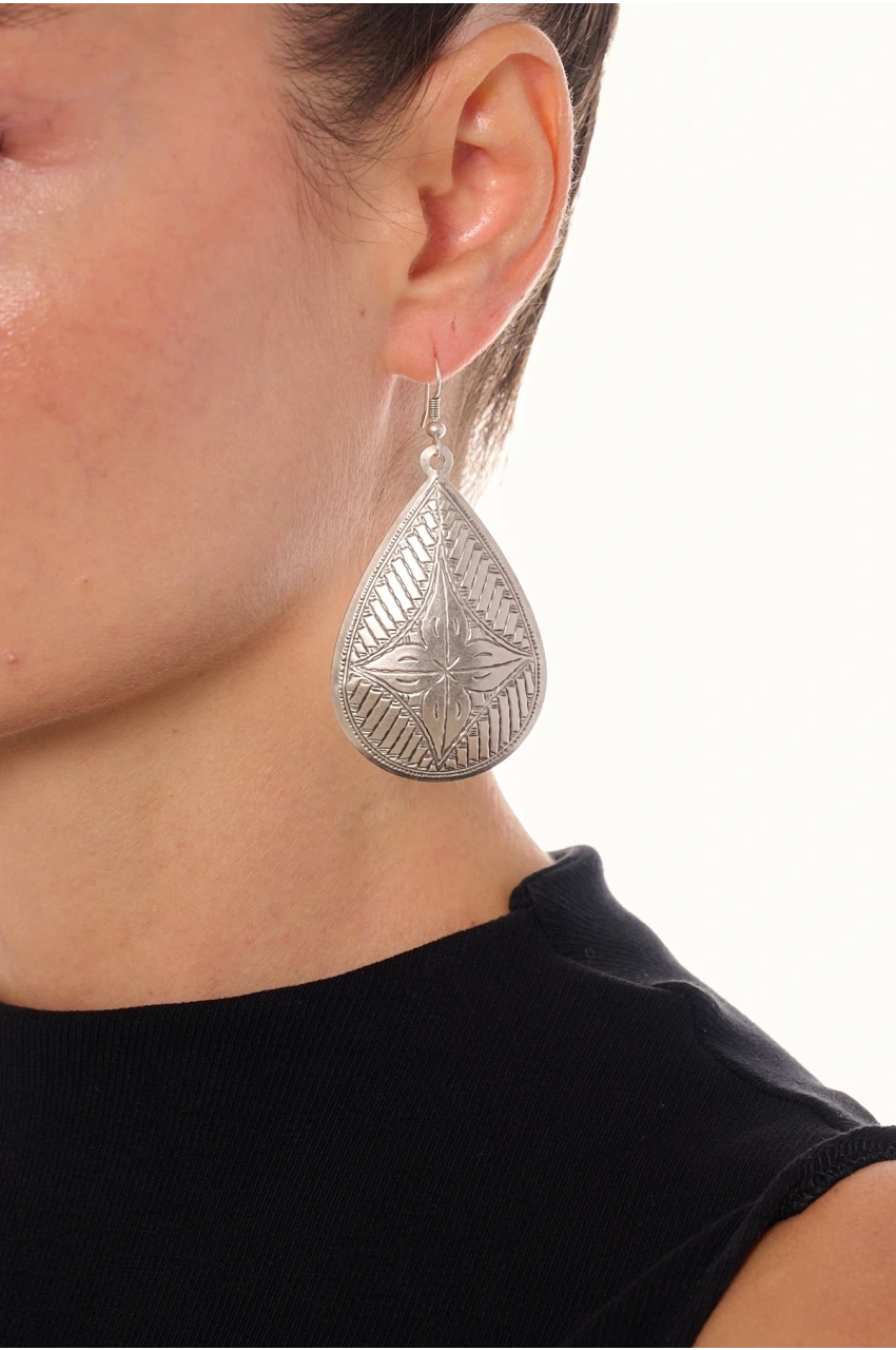Kiraz Silver Plated Earring