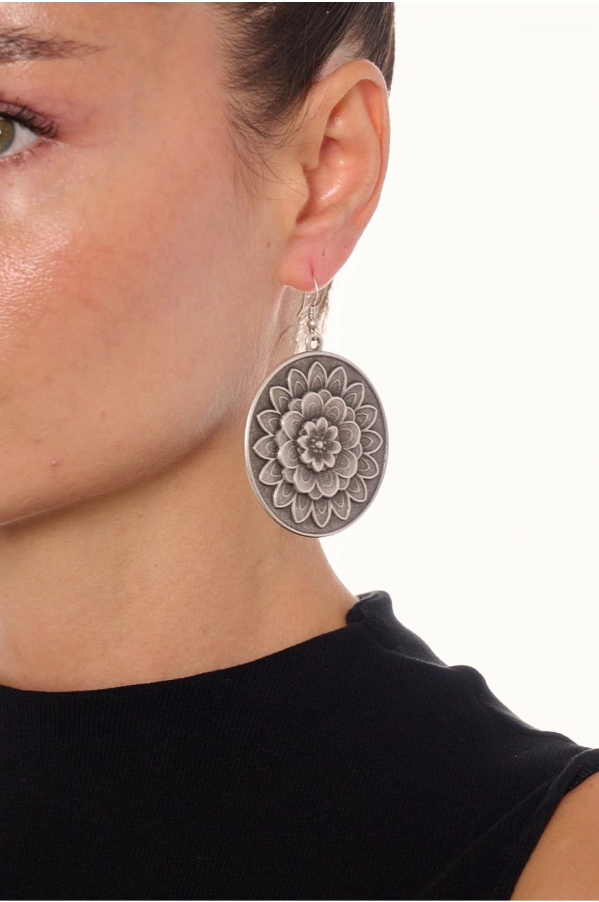 Kiraz Silver Plated Earring