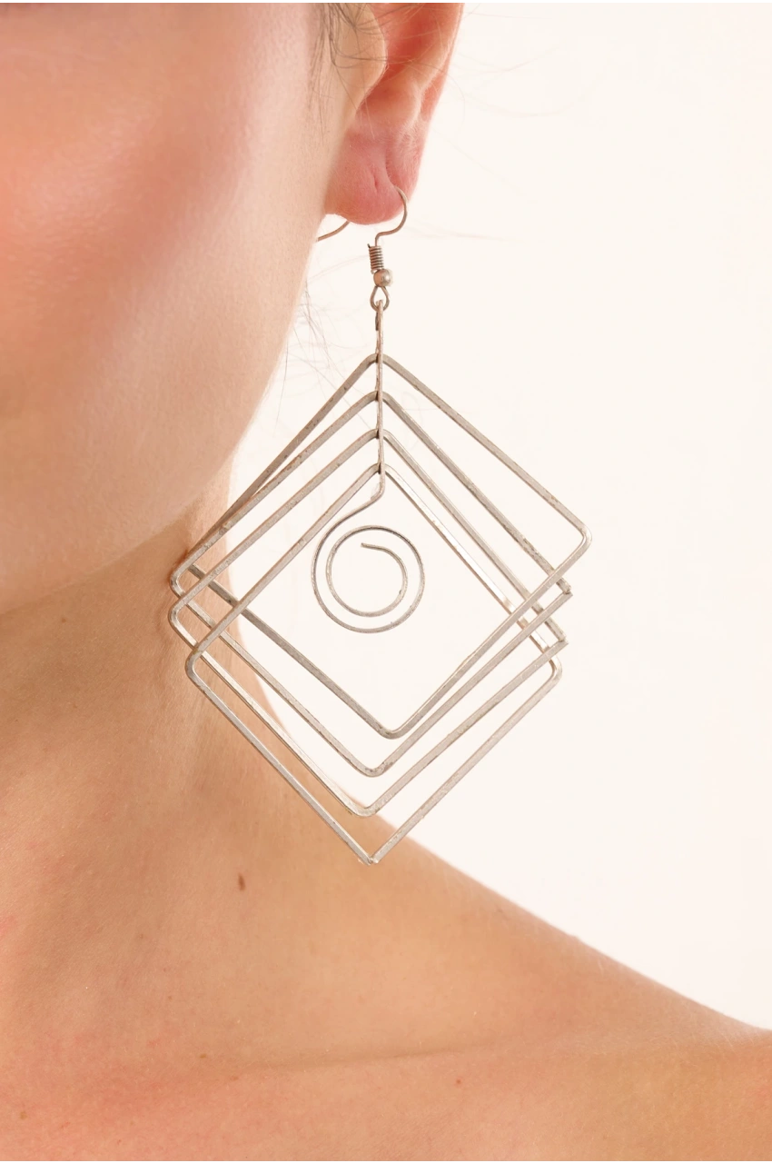 Kiraz Silver Plated Earring