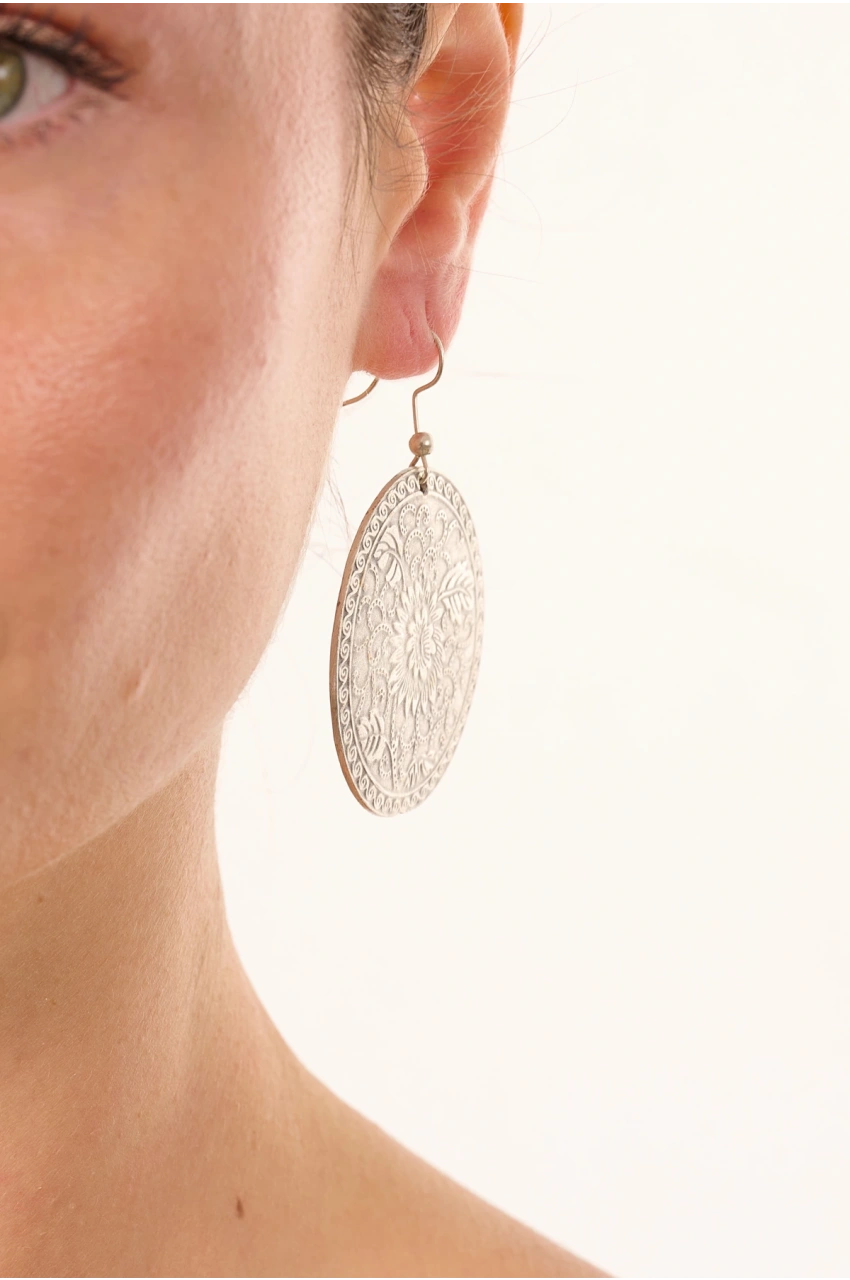 Kiraz Silver Plated Earring
