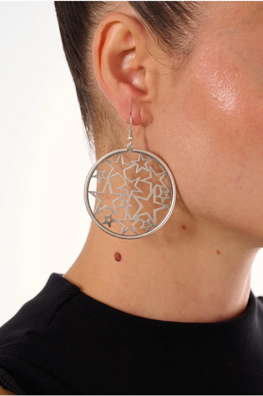 Kiraz Silver Plated Earring