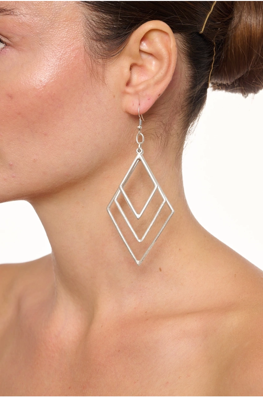 Kiraz Silver Plated Earring