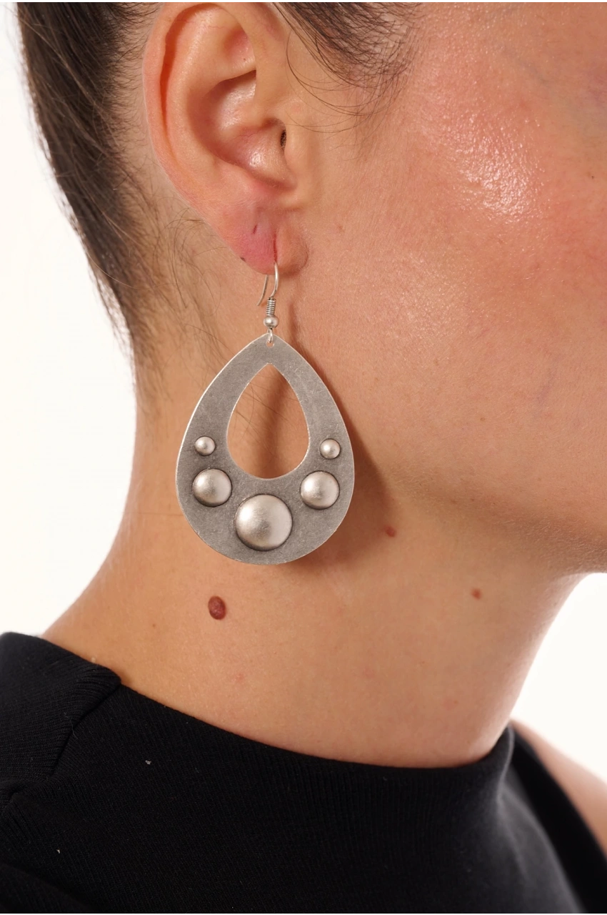 Kiraz Silver Plated Earring