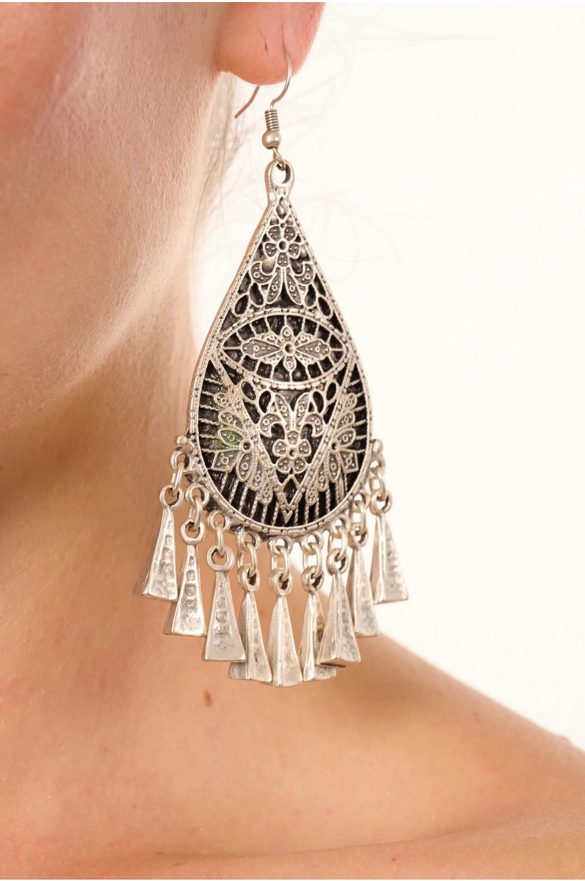 Kiraz Silver Plated Earring