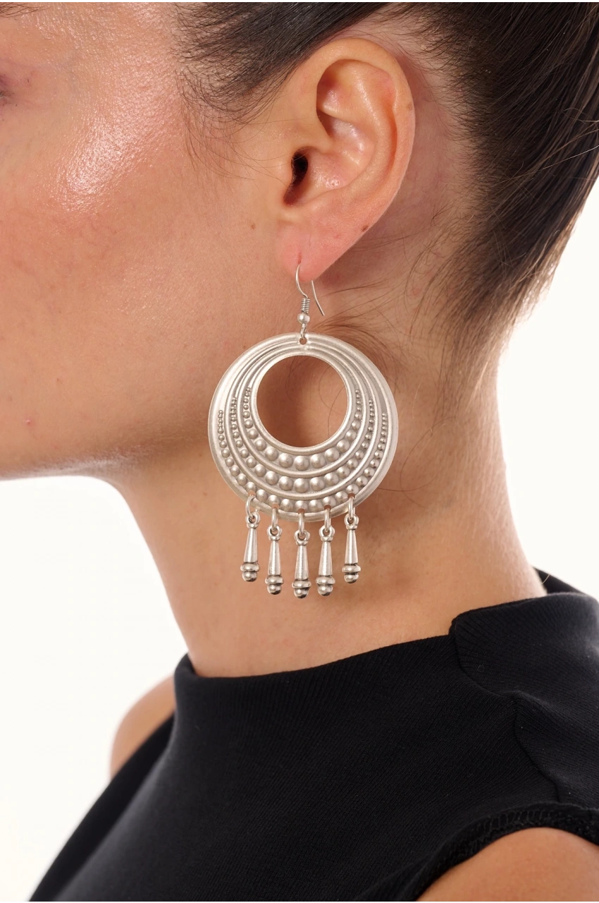 Kiraz Silver Plated Earring