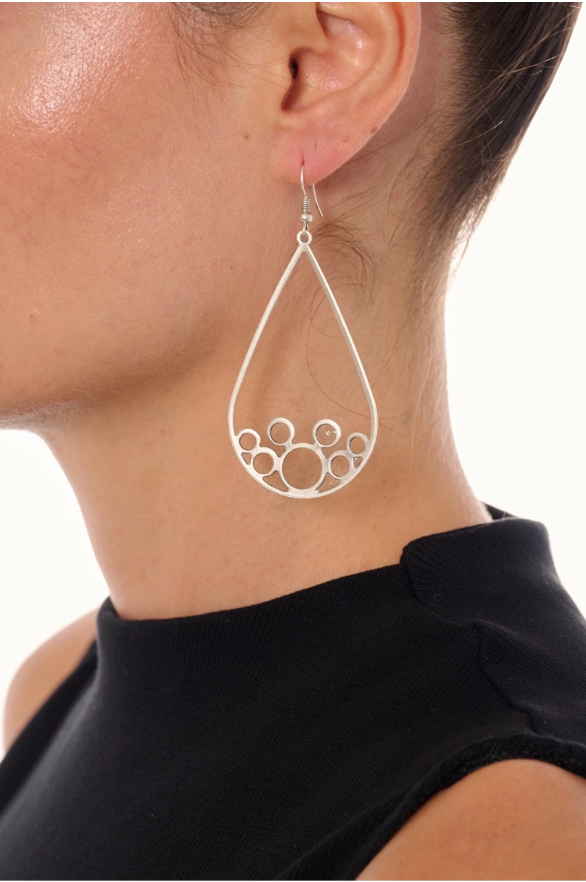 Kiraz Silver Plated Earring