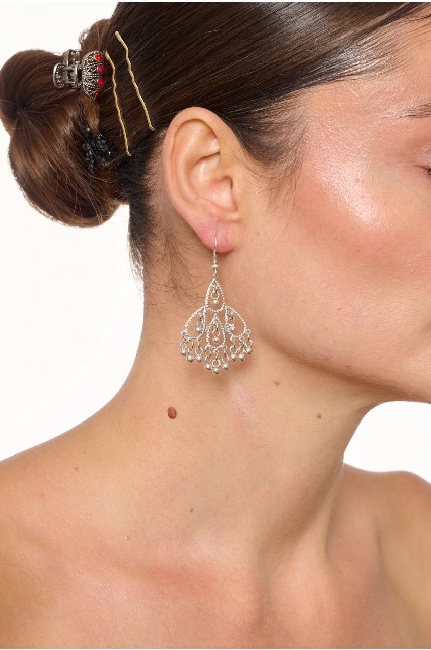 Kiraz Silver Plated Earring