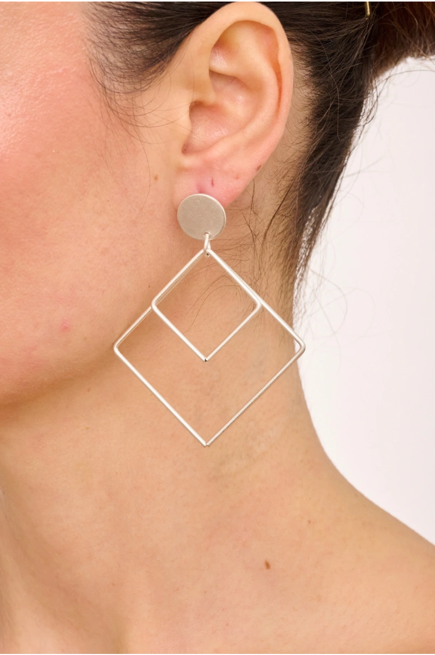 Kiraz Silver Plated Earring