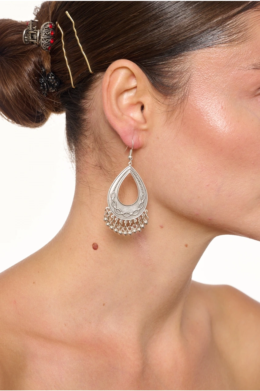 Kiraz Silver Plated Earring