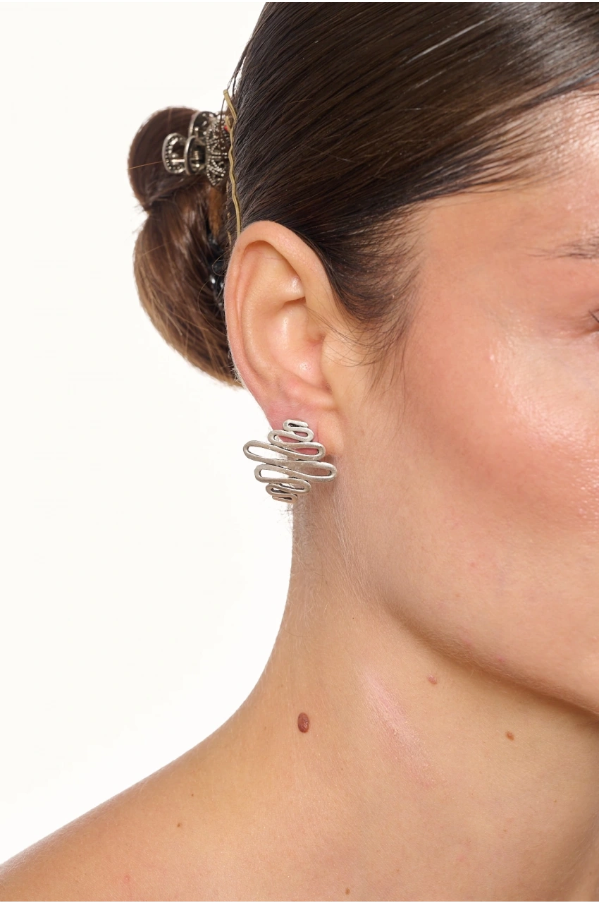 Kiraz Silver Plated Earring