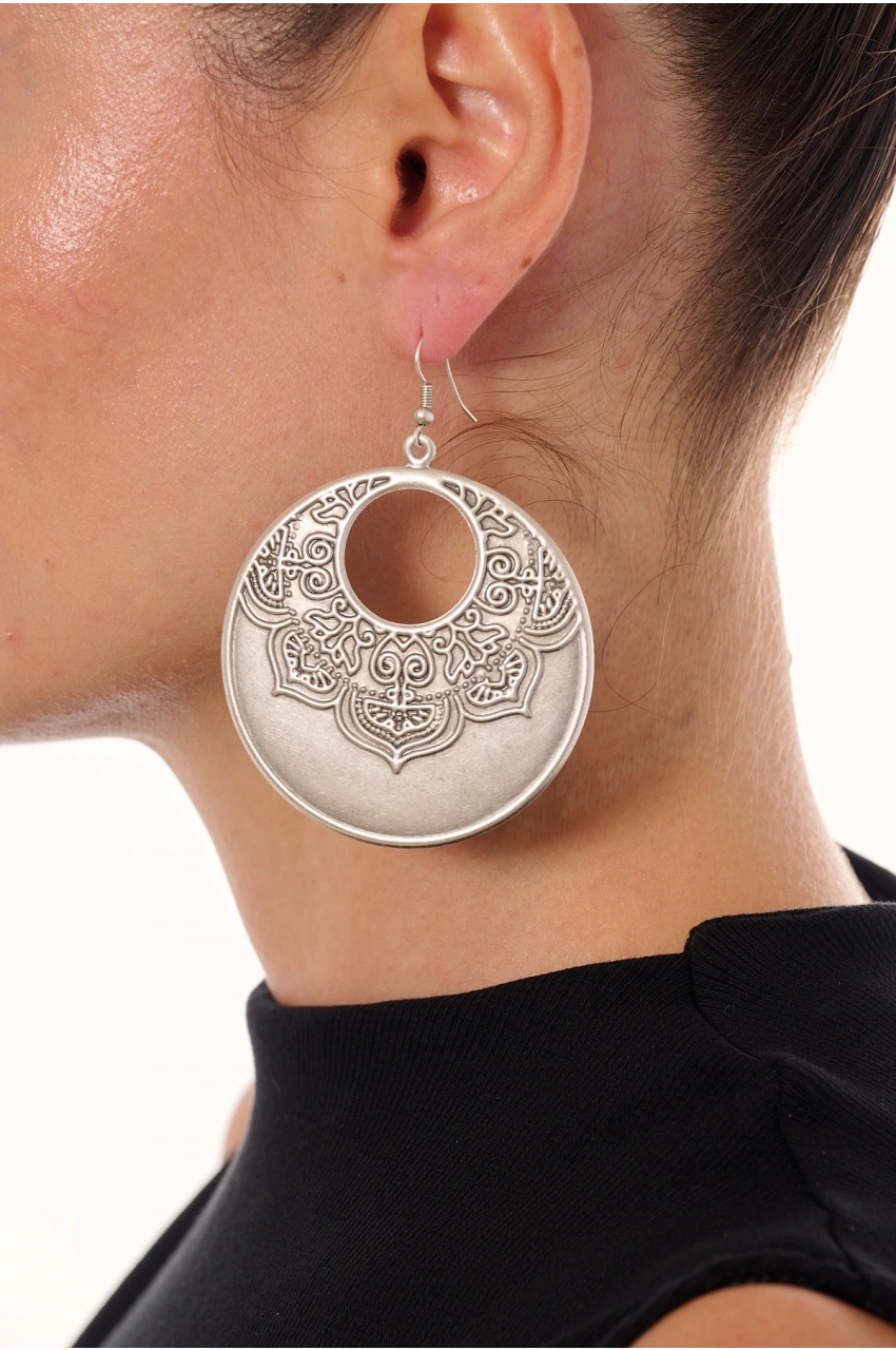 Kiraz Silver Plated Earring