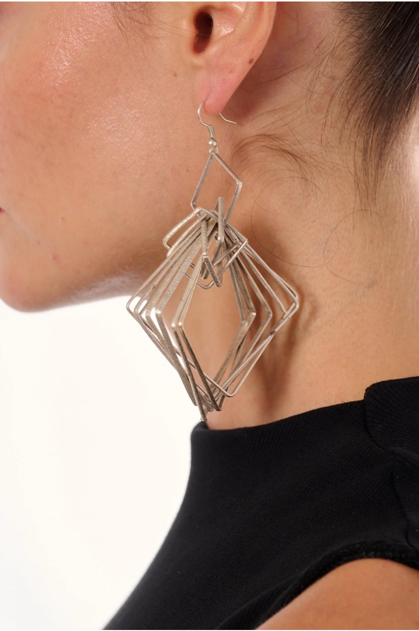 Kiraz Silver Plated Earring