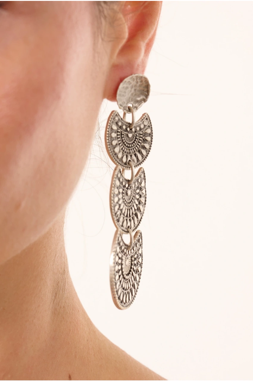Kiraz Silver Plated Earring