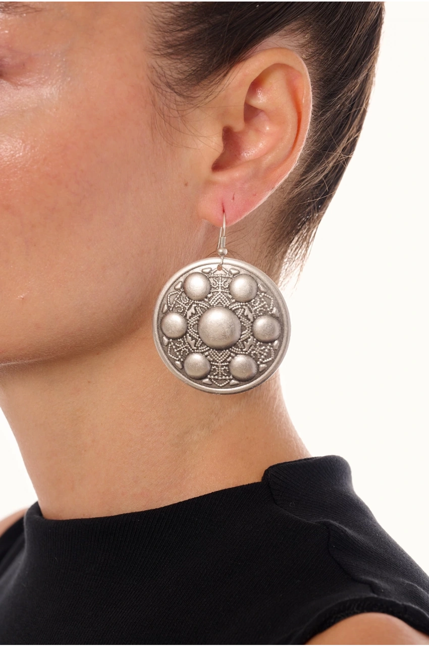 Kiraz Silver Plated Earring