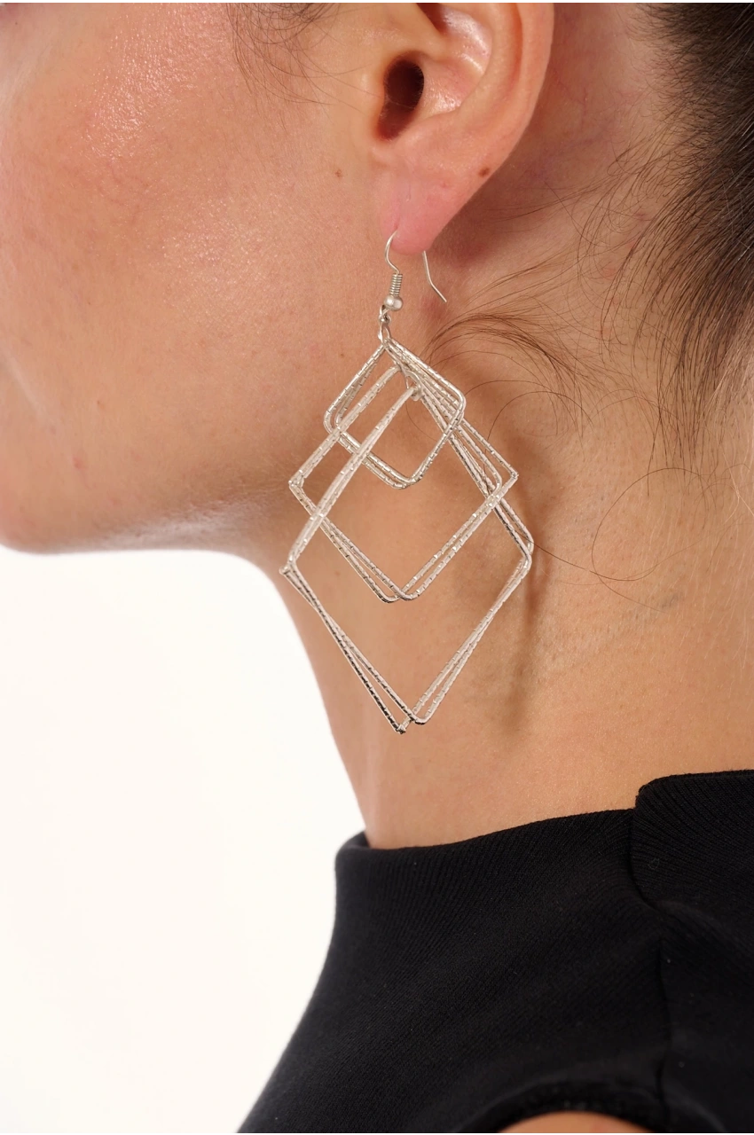 Kiraz Silver Plated Earring