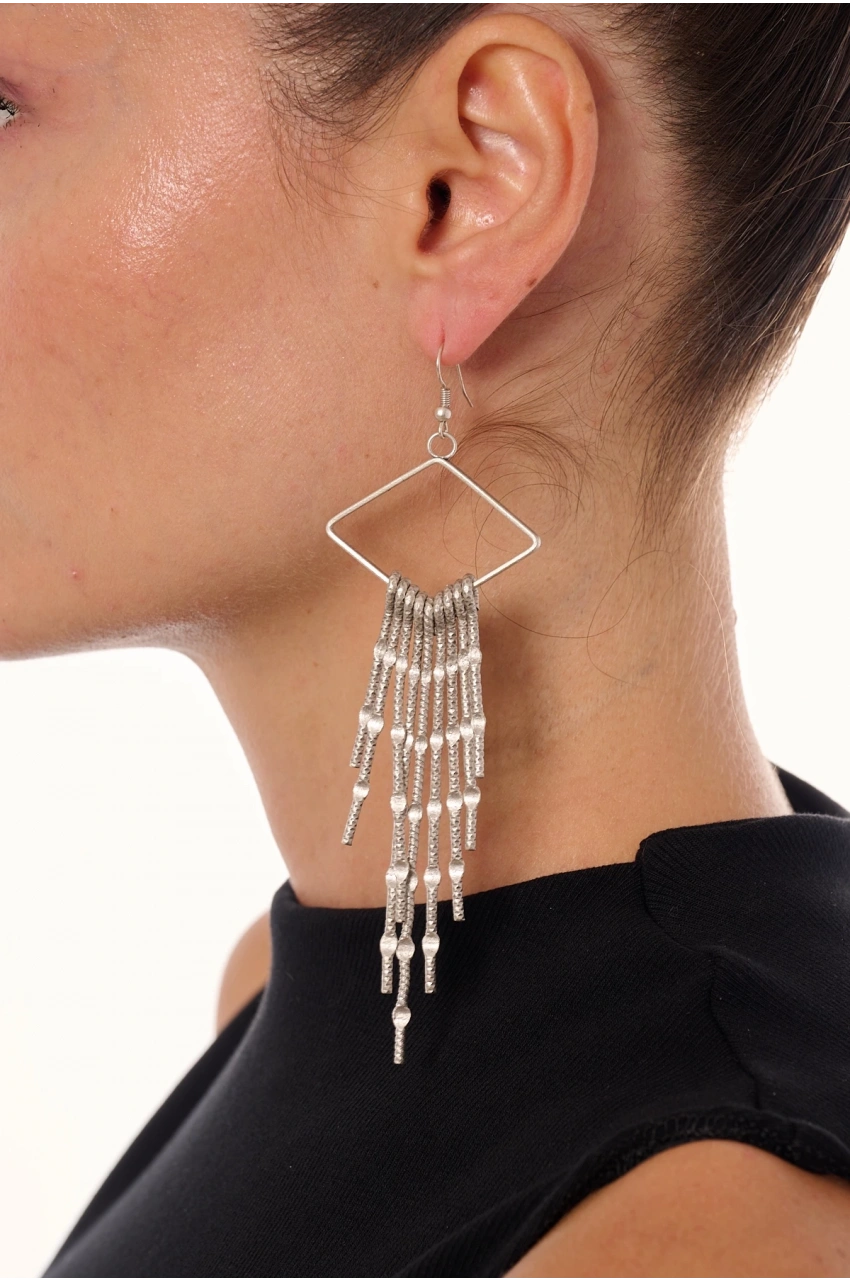 Kiraz Silver Plated Earring