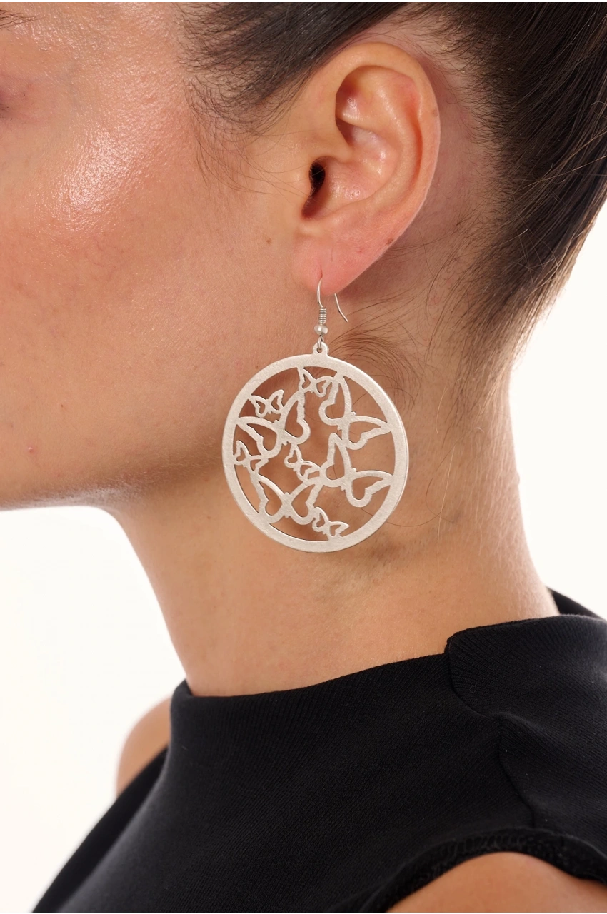 Kiraz Silver Plated Earring