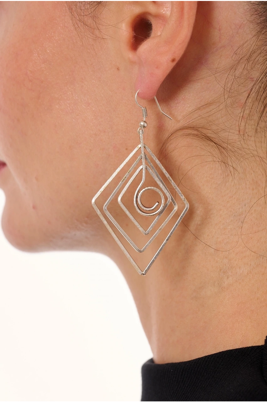 Kiraz Silver Plated Earring