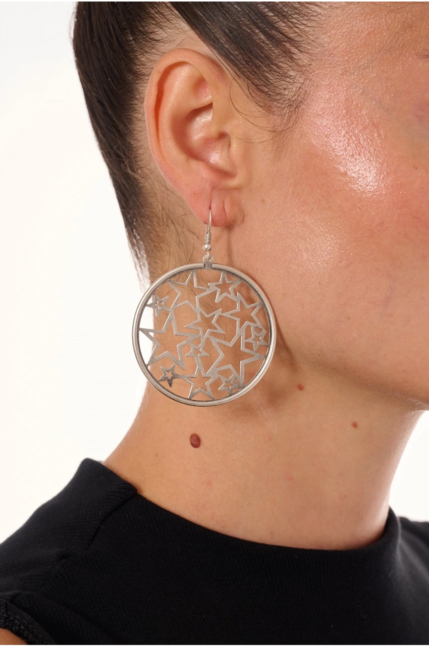 Kiraz Silver Plated Earring
