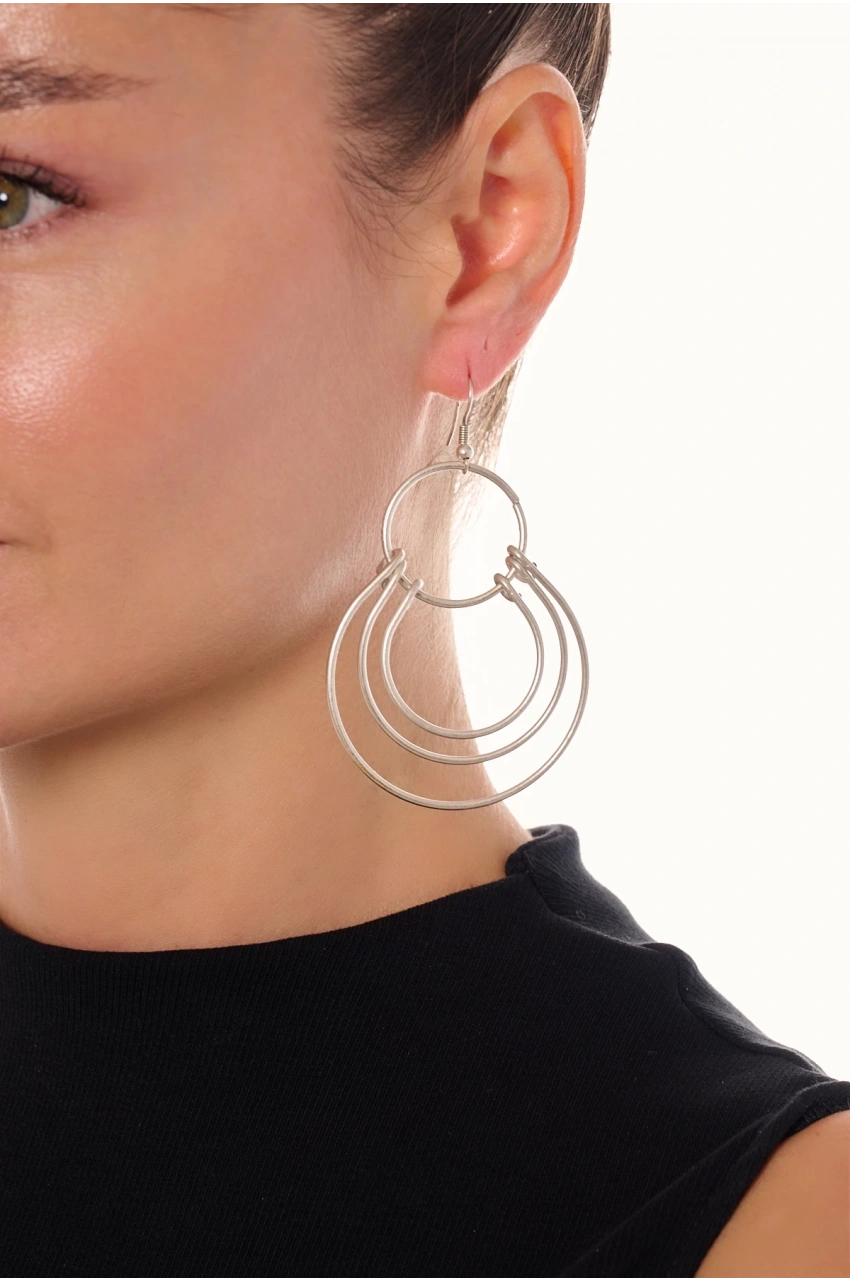 Kiraz Silver Plated Earring