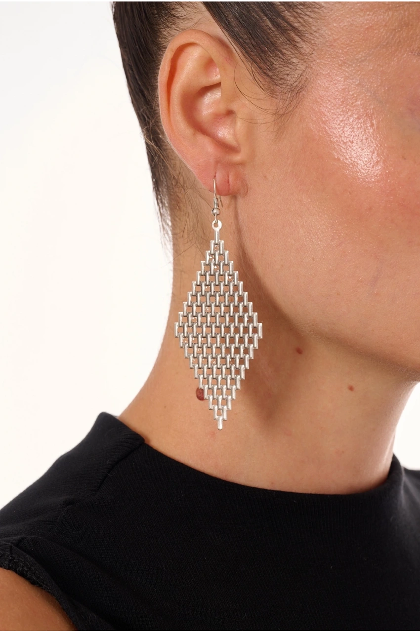 Kiraz Silver Plated Earring