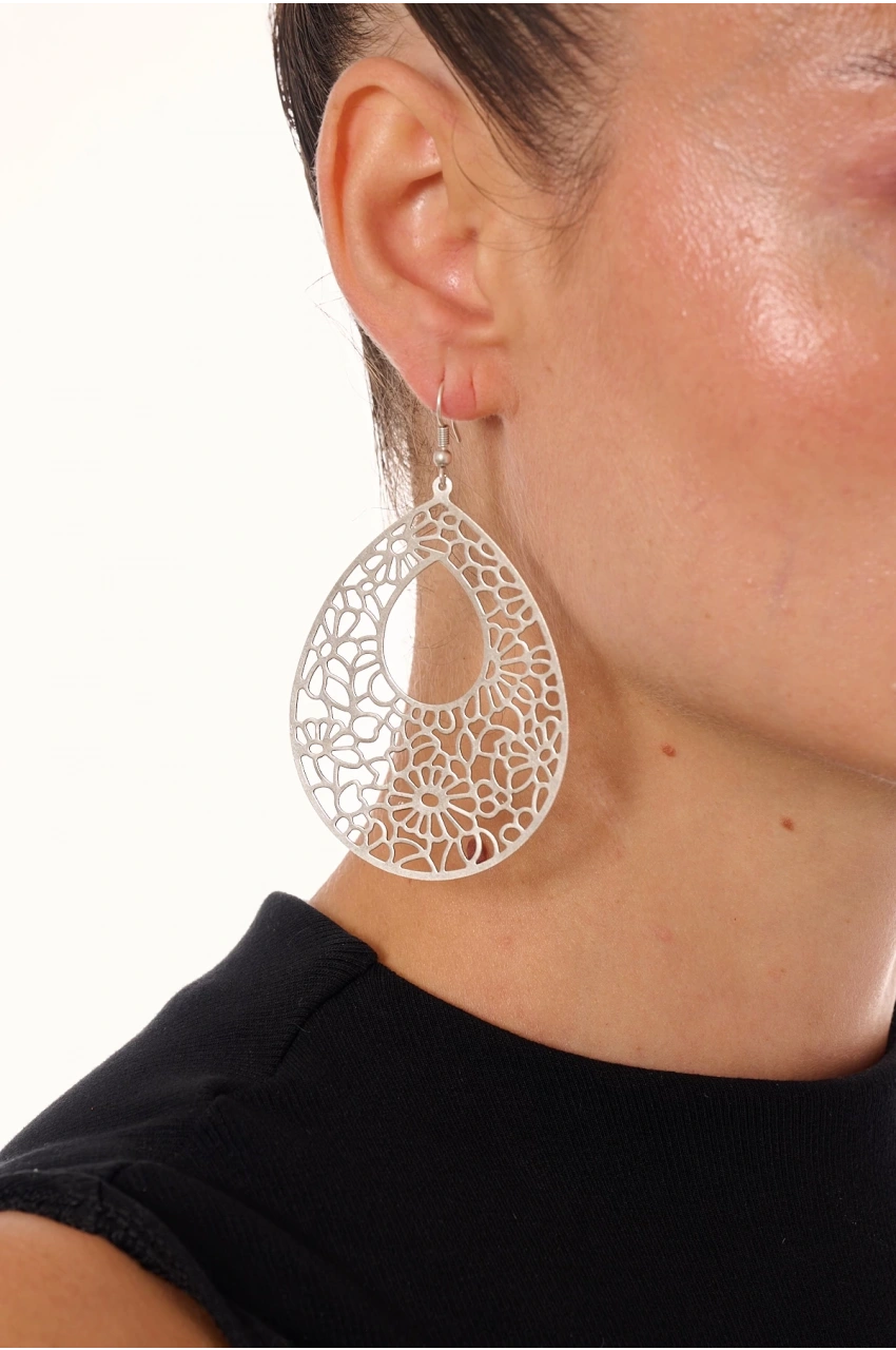 Kiraz Silver Plated Earring