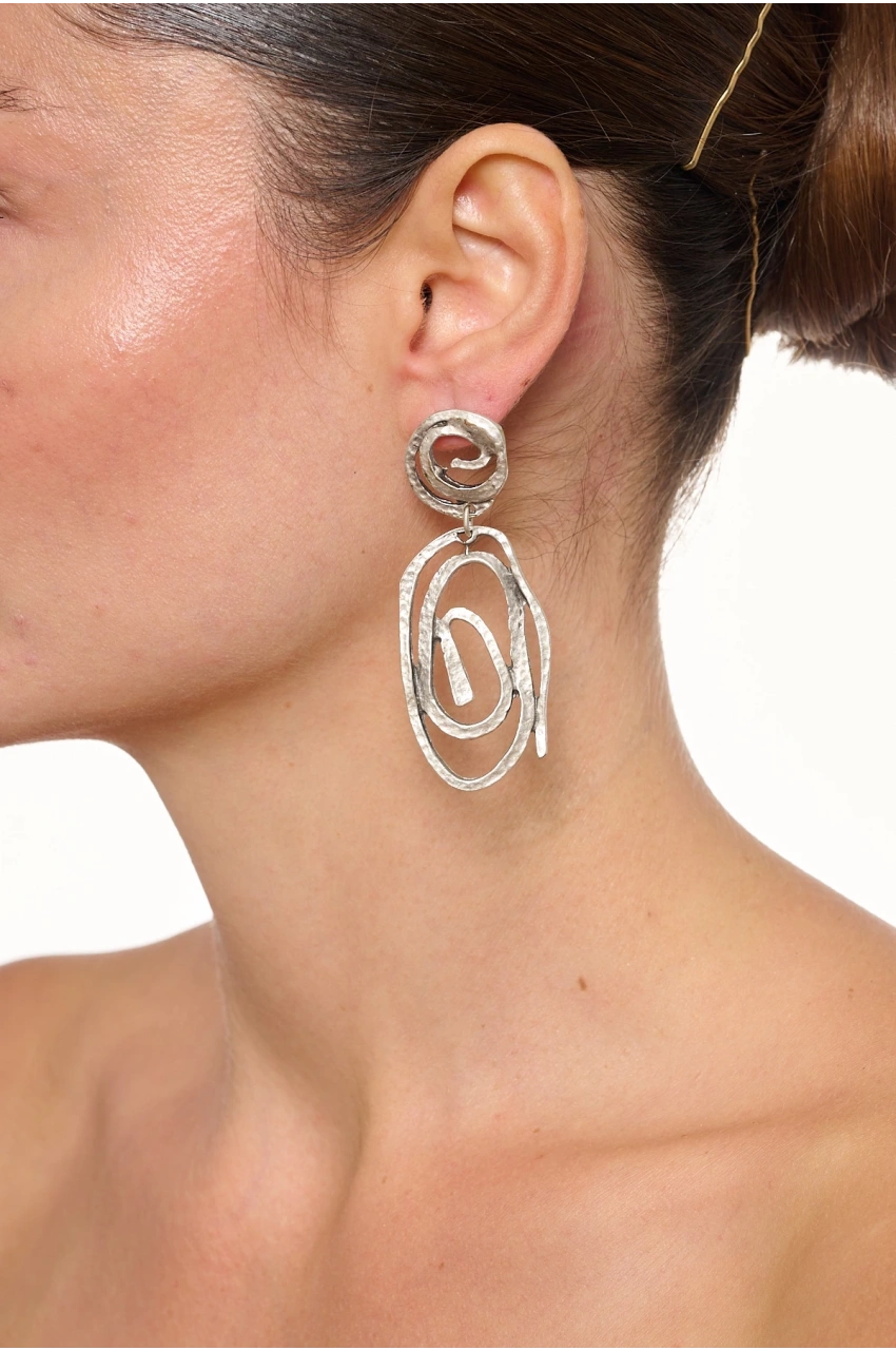 Kiraz Silver Plated Earring