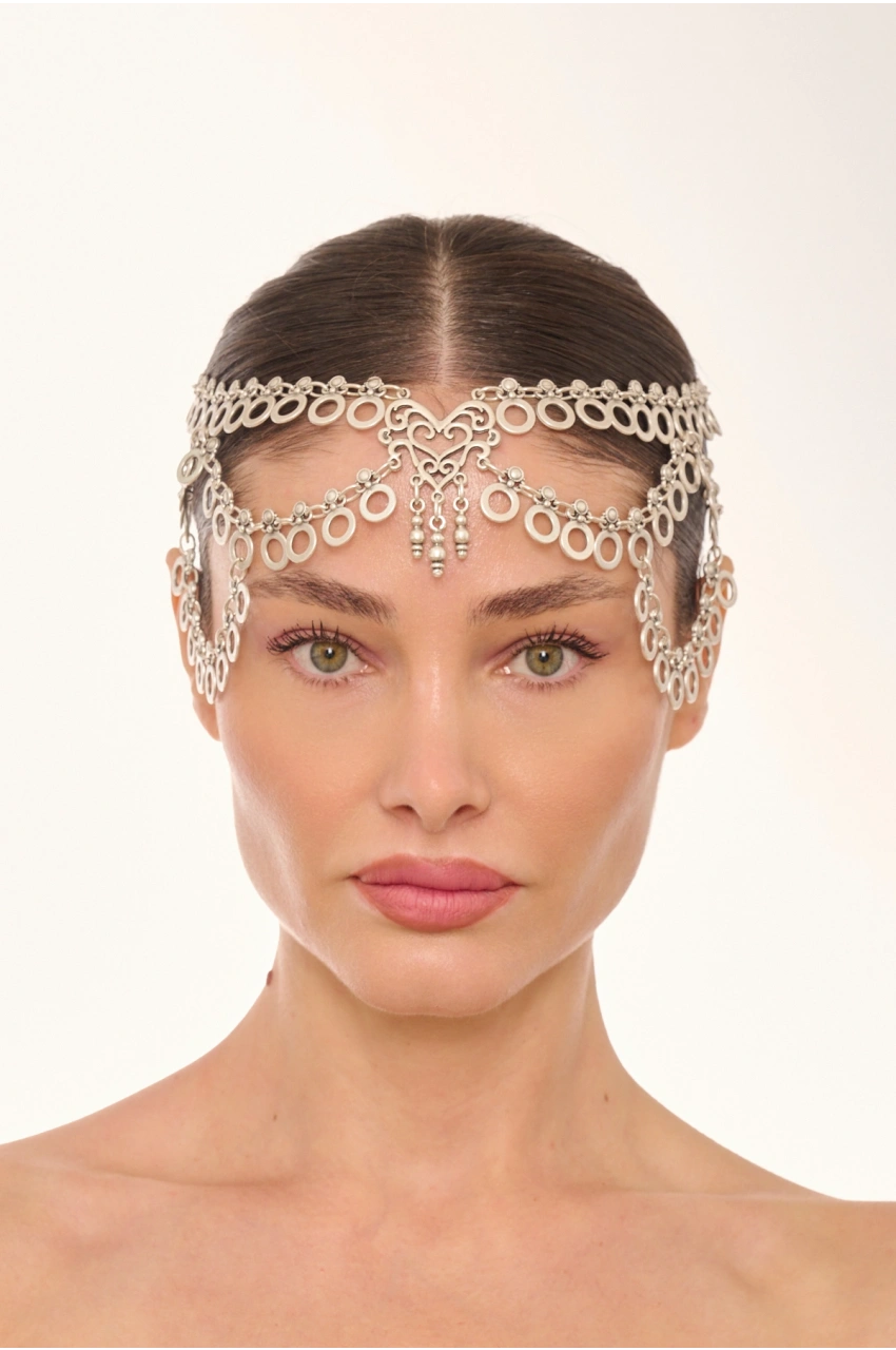 Kiraz Silver Plated Head Accessory