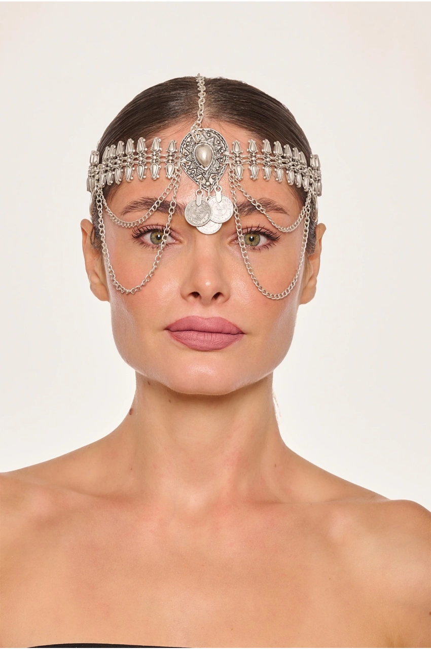 Kiraz Silver Plated Head Accessory